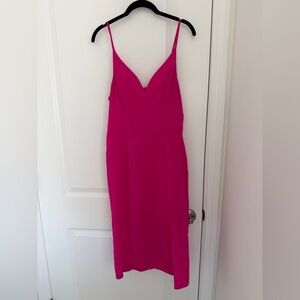 Express Fuchsia Spaghetti Strap Dress